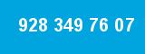 928 349 76 07 928 349 76 07